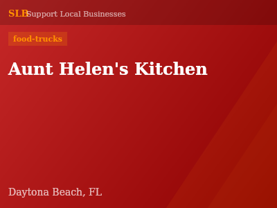 Aunt Helen's Kitchen — food-trucks in Daytona Beach, FL