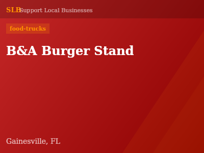 B&A Burger Stand — food-trucks in Gainesville, FL