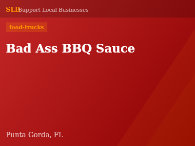 Bad Ass BBQ Sauce — food-trucks in Punta Gorda, FL