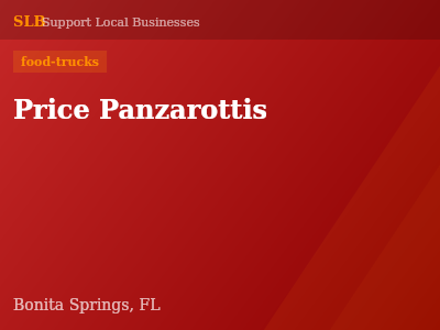 Price Panzarottis — food-trucks in Bonita Springs, FL
