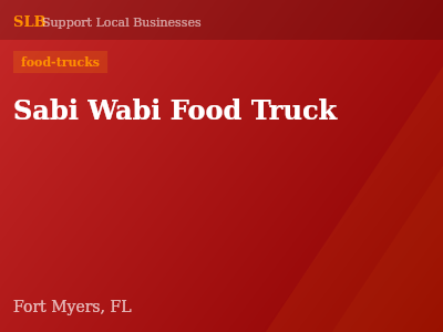 Sabi Wabi Food Truck — food-trucks in Fort Myers, FL