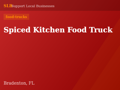 Spiced Kitchen Food Truck — food-trucks in Bradenton, FL