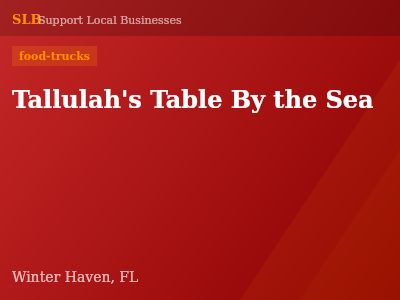 Tallulah's Table By the Sea — food-trucks in Winter Haven, FL