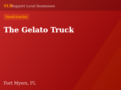 The Gelato Truck — food-trucks in Fort Myers, FL