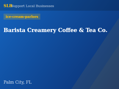 Barista Creamery Coffee & Tea Co. — ice-cream-parlors in Palm City, FL