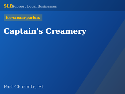 Captain's Creamery — ice-cream-parlors in Port Charlotte, FL
