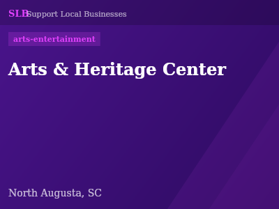 Arts & Heritage Center — arts-entertainment in North Augusta, SC