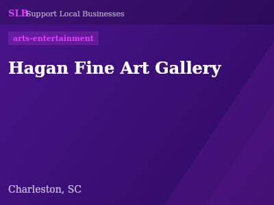 Hagan Fine Art Gallery — arts-entertainment in Charleston, SC
