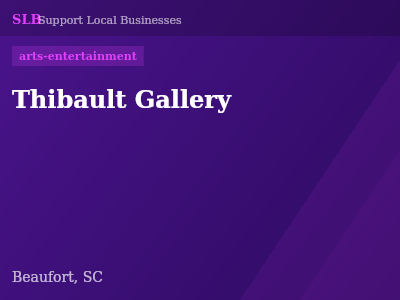 Thibault Gallery — arts-entertainment in Beaufort, SC