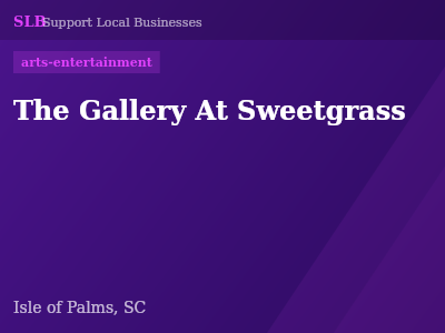 The Gallery At Sweetgrass — arts-entertainment in Isle of Palms, SC