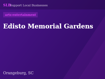 Edisto Memorial Gardens — arts-entertainment in Orangeburg, SC
