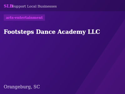 Footsteps Dance Academy LLC — arts-entertainment in Orangeburg, SC