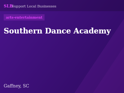 Southern Dance Academy — arts-entertainment in Gaffney, SC