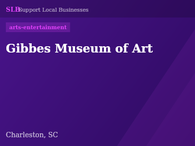Gibbes Museum of Art — arts-entertainment in Charleston, SC