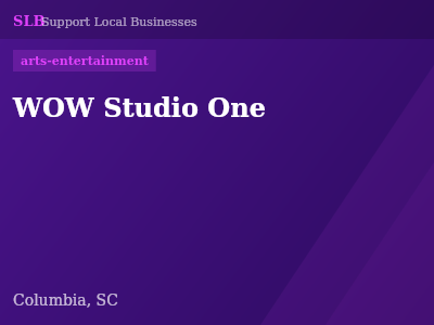 WOW Studio One — arts-entertainment in Columbia, SC