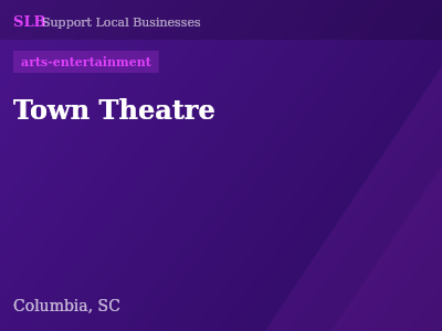 Town Theatre — arts-entertainment in Columbia, SC