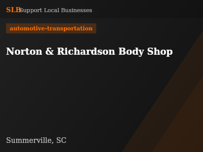 Norton & Richardson Body Shop — automotive-transportation in Summerville, SC