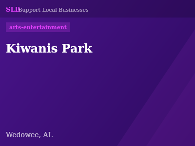 Kiwanis Park — arts-entertainment in Wedowee, AL