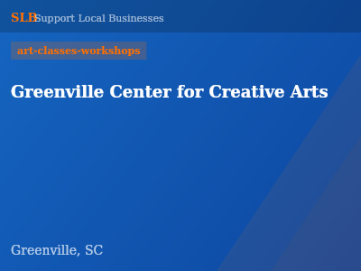 Greenville Center for Creative Arts — art-classes-workshops in Greenville, SC