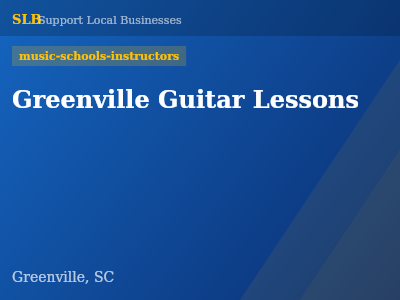 Greenville Guitar Lessons — music-schools-instructors in Greenville, SC