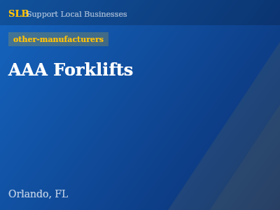 AAA Forklifts — other-manufacturers in Orlando, FL