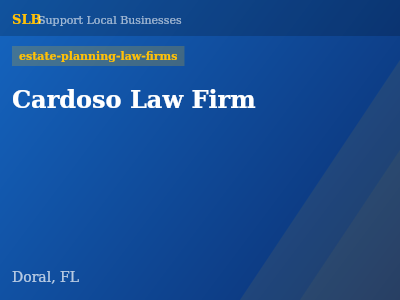 Cardoso Law Firm — estate-planning-law-firms in Doral, FL