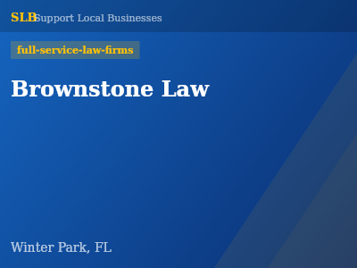 Brownstone Law — full-service-law-firms in Winter Park, FL