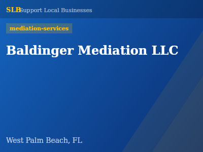Baldinger Mediation LLC — mediation-services in West Palm Beach, FL