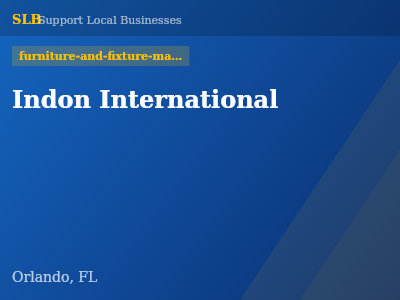 Indon International — furniture-and-fixture-manufacturers in Orlando, FL