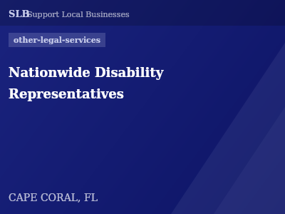 Nationwide Disability Representatives — other-legal-services in CAPE CORAL, FL