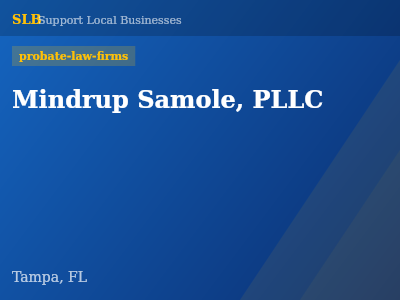 Mindrup Samole, PLLC — probate-law-firms in Tampa, FL