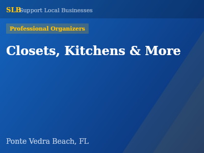 Closets, Kitchens & More — Professional Organizers in Ponte Vedra Beach, FL