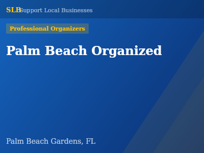 Palm Beach Organized — Professional Organizers in Palm Beach Gardens, FL