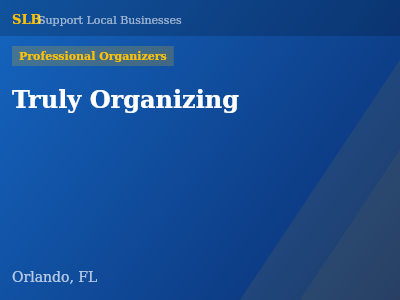 Truly Organizing — Professional Organizers in Orlando, FL