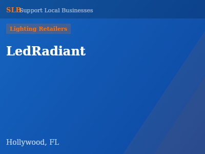 LedRadiant — Lighting Retailers in Hollywood, FL