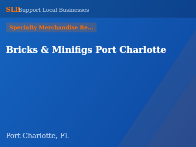 Bricks & Minifigs Port Charlotte — Specialty Merchandise Retailers in Port Charlotte, FL