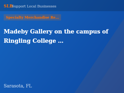 Madeby Gallery on the campus of Ringling College of Art and Design — Specialty Merchandise Retailers in Sarasota, FL