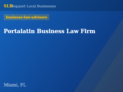 Portalatin Business Law Firm — business-law-advisors in Miami, FL