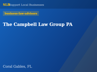 The Campbell Law Group PA — business-law-advisors in Coral Gables, FL