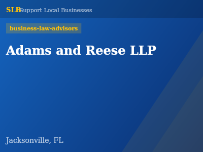 Adams and Reese LLP — business-law-advisors in Jacksonville, FL