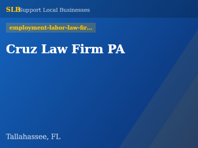 Cruz Law Firm PA — employment-labor-law-firms in Tallahassee, FL