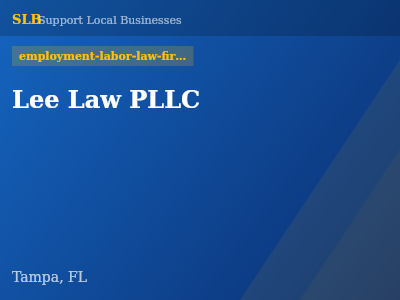 Lee Law PLLC — employment-labor-law-firms in Tampa, FL