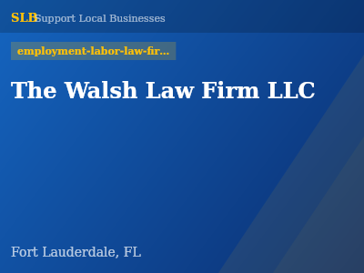The Walsh Law Firm LLC — employment-labor-law-firms in Fort Lauderdale, FL
