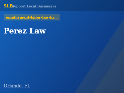 Perez Law — employment-labor-law-firms in Orlando, FL
