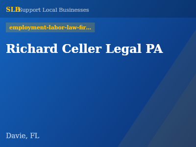 Richard Celler Legal PA — employment-labor-law-firms in Davie, FL