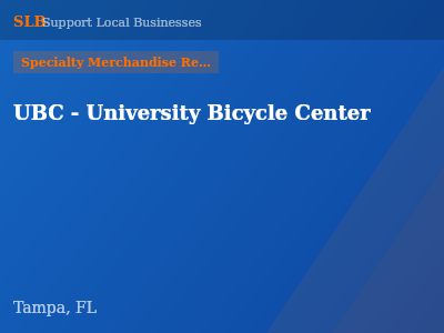 UBC - University Bicycle Center — Specialty Merchandise Retailers in Tampa, FL