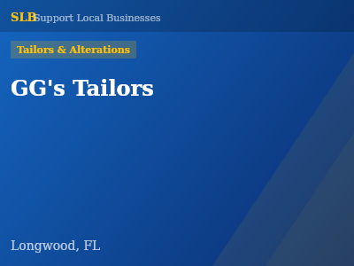 GG's Tailors — Tailors & Alterations in Longwood, FL