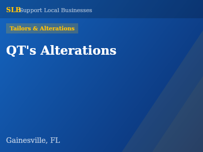 QT's Alterations — Tailors & Alterations in Gainesville, FL