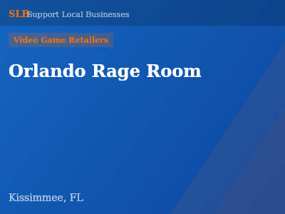 Orlando Rage Room — Video Game Retailers in Kissimmee, FL