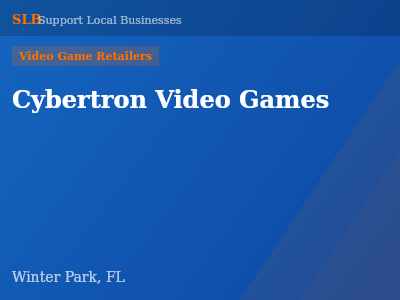 Cybertron Video Games — Video Game Retailers in Winter Park, FL